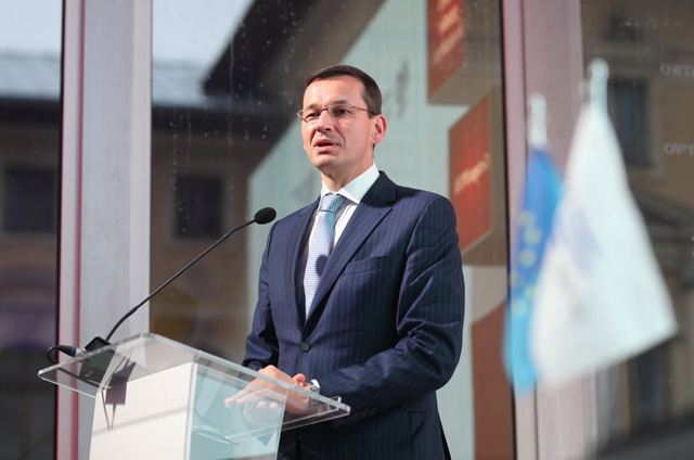 Wicepremier Mateusz Morawiecki przemawia podczas forum ekonomicznego w Krynicy Zdrój 