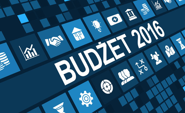 Infografika prezentująca założenia budżetu państwa na 2015 rok.