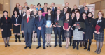 Przedstawiciele urzędów wyróżnionych w konkursie Profesjonaliści w służbie obywatelom - zdjęcie grupowe, fot. DSC KPRM