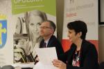 Na zdjęciu z-ca Szefa KAS P.Cybulski i Dyrektor Izby Administracji Skarbowej w Opolu podczas otwarcia konferencji naukowej