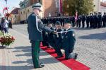 Z-ca Szefa KAS P.Walczak podczas mianowania funkcjonariuszy na pierwszy stopień w korpusie oficerów młodszych Służby Celno- Skarbowej.
